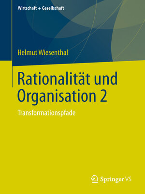 cover image of Rationalität und Organisation 2